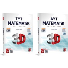 3D Yayınları Tyt-Ayt Matematik Soru Bankası Set (2 Kitap)