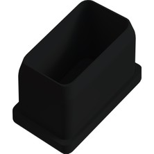 CATEKSSS 30X40 mm 20 Iç Dereceli Profil Tapası Siyah - 54’lü Paket