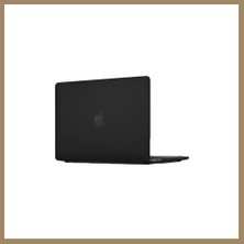 Bezos Macbook Pro 14.2 2021 Macbook Buzlu Kapak - Siyah 22
