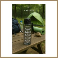 Bezos Suluk & Su Şişesi & Sporcu Matara Füme 1000 ml 22