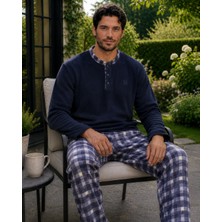  3 Renk Kışlık Erkek Polar Pijama Takımı