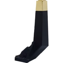 CATEKSSS 16 cm Palma Ayak Siyah Kep Altın - 4’lü Paket