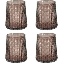 LuckyArt Lucky Art Rosea 4lu Cam Su Bardagı Setı Mocha
