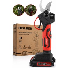 Heilber BA011547 Profesyonel Akülü Budama Makası 36V 30 mm Meyve Ağacı ve Bağ Budama