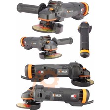 Böhrer BH001 2100 Watt Bakır Sargılı 115 mm Metal Şanzıman Avuç Içi Taşlama Sprial Makinesi