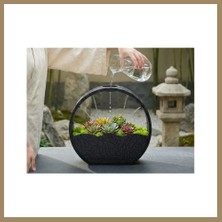 Bezos 3D Baskı Self-Watering Planter - Kendi Kendini Sulayan Saksı-Siyah 22