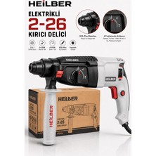 Heilber BA011541 Sds Plus Hilti 2-26 Elektrikli Kırıcı Delici Beton ve Duvar Delme Makinesi