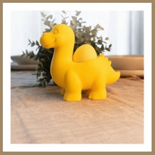 Bezos 3D Baskı Dinozor Yumurtalık - Sevimli Eggosaurus Yumurta Tutucu-Sarı 22