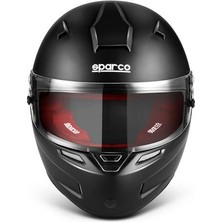 Sparco Rf-5 Kapalı Yarış Kaskı Fia Onaylı Siyah Kırmızı Xs Beden