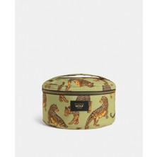 Wouf Avo Leopard - Vanity Makyaj Çantası