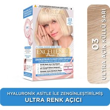 StepCo L’oréal Paris Excellence Creme Saç Boyası - 03 Ultra Açık Küllü Sarı