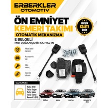 ERBERKLER E BELGELİ ON EMNIYET KEMERI TAKIM OTOMATIK M131 DOĞAN ŞAHİN KARTAL R9