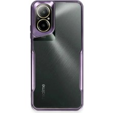 Uryport Realme 12 Lite Kılıf Boyi Silikon Kapak - Derin Mor