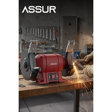 Assur 150MM Zımpara Balta Bıçak Bileme Makinesi Taş Motoru Tezgah Üstü Taşlama Makinesi