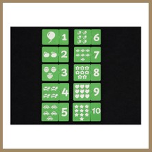 Bezos 3D Baskı Sayma ve Eşleştirme Puzzle Kartları - 1den 10A Rakam ve Nesne Sayma Seti, Erken Matematik Öğretim Materyali 22