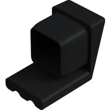 CATEKSSS 25X25 mm Yan Izgara Pabuç 1.2 Siyah - 35’li Paket
