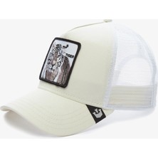 Goorin Bros 101-0392 The White Tiger Pamuklu Animal Desenli Şapka Unisex ŞAPKA 1010392