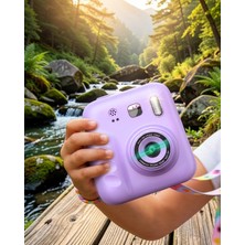 Nemere Çocuk Dijital Fotoğraf Makinesi Anında Baskı UCZZZY300HPRİNTERKAMERAMOR