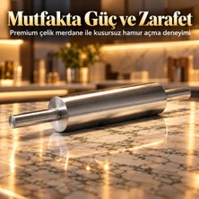 Kıvamında Paslanmaz Çelik Merdane