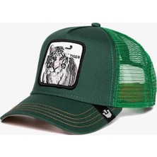 Goorin Bros 101-0392 The White Tiger Pamuklu Animal Desenli Şapka Unisex ŞAPKA 1010392