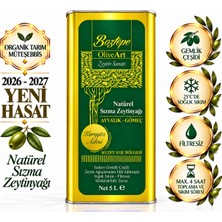 Boztepe OliveArt 5 LT Natürel Sızma Zeytinyağı (2026/27) Soğuk Sıkım Filtresiz 0,3 Asit