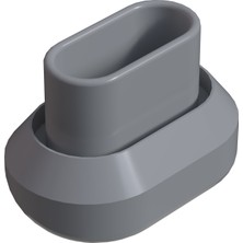 CATEKSSS 25X50 mm Elips Profil Tapası 1.5 mm Ral 7035 - 46’lı Paket
