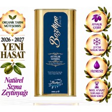 Boztepe Natürel Sızma Zeytinyağı 1 LT Soğuk Sıkım Filtresiz  (2026/27)