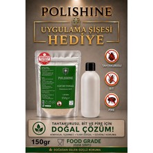 Polishine Diatom Toprağı 150gr / Tahtakurusu, Bit ve Parazit Tozu  Yürüyen Haşereler İçin/  Kalsine Edilmemiş   1 Mikron