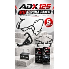 Sym Adx 125 Koruma Paketi (Etraf Koruma+ Egzoz Koruma+Ekran Koruyucu+Far Koruma+Hidrolik Fren Kutusu Koruma)