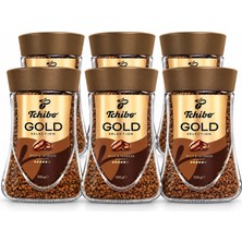 Tchibo Gold Selection Çözünebilir Kahve 100 G x 6 Adet