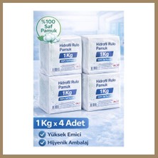 Bezos Hidrofil Rulo Pamuk 1 kg x 4 Adet Saf Pamuk Yüksek Emici Medikal ve Kozmetik Kullanım 22
