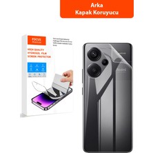 Focus Kaplama Redmi NOTE13 Pro Plus 5g Arka Kırılmaz Cam Özel Kesim Hydrogel Film