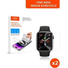 Focus Kaplama Redmi Watch S1 Uyumlu 2 Adet Kırılmaz Cam Özel Kesim Hydrogel Film
