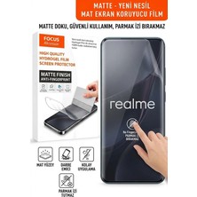 Focus Kaplama Realme 16 5g Uyumlu Mat Kırılmaz Cam Özel Kesim Hydrogel Film