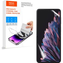 Focus Kaplama Samsung Z Flip 4   Kırılmaz Cam Özel Kesim Hydrogel Film