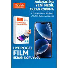 Focus Kaplama Iphone 18 Pro Max Kırılmaz Özel Kesim Hydrogel Film