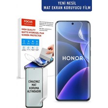 Focus Kaplama Honor X6B 5g Mat Kırılmaz Cam Özel Kesim Hydrogel Film