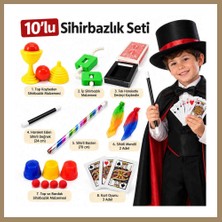 Bezos 10 Parçalı Çocuk Sihirbazlık Seti – Sihirli Değnek, Baston ve Sihir Oyunları 22