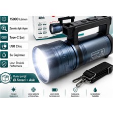 Nusrat Bilişim Everton RT-829 Şarjlı Projektör 150W Zoom LED Gösterge 1500LÜMEN 3 Seviye Aydınlatma