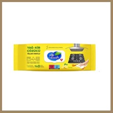 Bezos Yağ ve Kir Çözücü Islak Mendil Limon 85'li 22