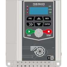 Derko AF21 Serisi 4kw 220V Ac Ağır Şart Motor Hız Kontrol Cihazı Inverter Vfd Frekans Konvertörü
