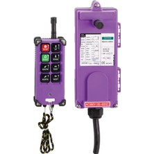 F21-E1B 24-500V Ac Derko F21-E1B Tek Hızlı 6 Yön Hareket Uzaktan Vinç Kumanda Kontrol Seti 24-500VAC