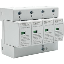 Derko Ayt-B+C 12.5ka / 4p / In 50KA / Imax 100KA / Iimp 12,5ka / 380V Ac