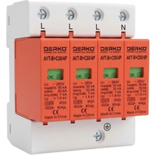 Derko AYT-B+C50 / 4p / In 30KA / Imax 50KA / Iimp 7ka / 380V Ac