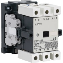Derko 47-22 Kontaktör 220V Ac