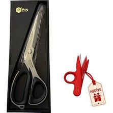 Elmas Pin 7300 Orijinal Profesyonel Japon Tipi Kumaş Kesim Makası (Hediyeli)