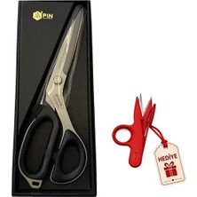 Elmas Pin 7230 Orijinal Profesyonel Japon Tipi Kumaş Kesim Makası (Hediyeli)