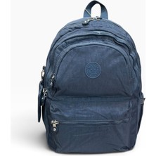 Nas Bag Krinkıl Kumaş Çok Bölmeli Su Geçirmez Sırt Çantası