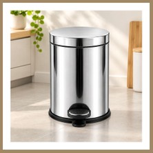 Bezos 5 L Metal Pedallı Çöp Kovası 22