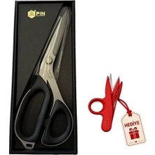 Elmas Pin 7205 Orijinal Profesyonel Japon Tipi Kumaş Kesim Makası (Hediyeli)